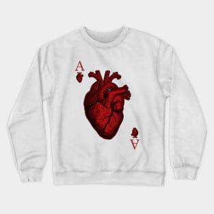 Ace of Hearts Crewneck Sweatshirt